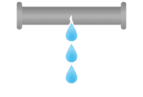 leaking pipe